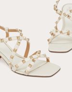ROCKSTUD CALFSKIN SANDAL WITH STRAPS 60MM - Image 3